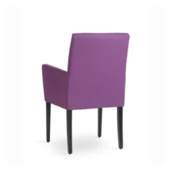 Vigo Mobitec® Fauteuil de salon en bois et tissu