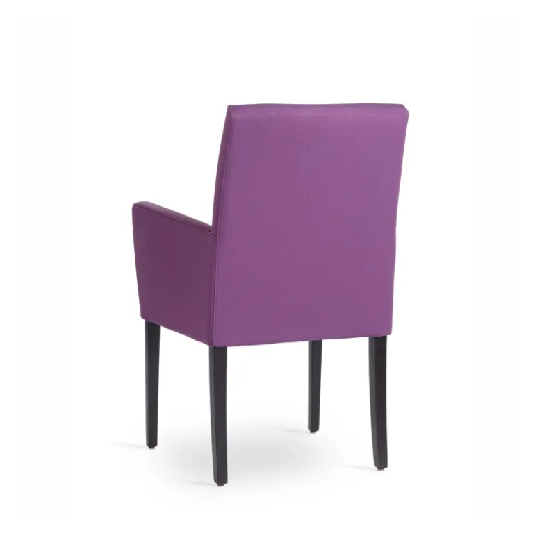Vigo Mobitec® Fauteuil de salon en bois et tissu