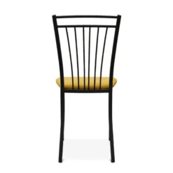 Viva Chaise contemporaine en métal et en tissu fabriquée en Belgique