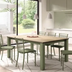 Viva Chaise de cuisine en métal et simili