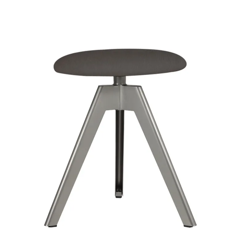 Vérone Carrier® Tabouret bas pivotant en métal et synthétique