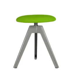 Vérone Carrier® Tabouret bas pivotant en métal et synthétique
