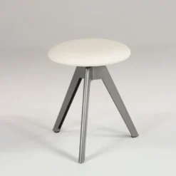 Vérone Carrier® Tabouret bas pivotant en métal et synthétique