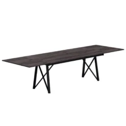 Wacko 2.0 Table extensible design avec pieds en métal