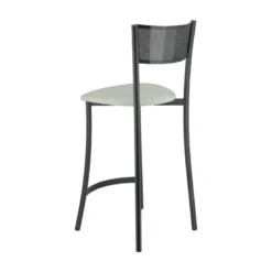 Wasabi Carrier® Tabouret haut assise en tissu et structure en métal fabrication française