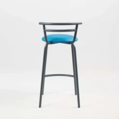 Xélus Carrier® Tabouret snack fabriqué en France assise ronde rembourrée et structure métal