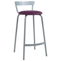 Xoxo Carrier® Tabouret snack fabriqué en France structure en métal et assise rembourrée