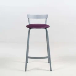 Xoxo Carrier® Tabouret snack fabriqué en France structure en métal et assise rembourrée