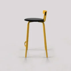 Xoxo Carrier® Tabouret snack fabriqué en France structure en métal et assise rembourrée