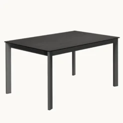 Zenit Table rectangulaire céramique avec pieds métal